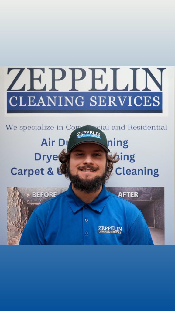 Tyler, Air Duct Cleaning Technician, Zeppelin Cleaning Services