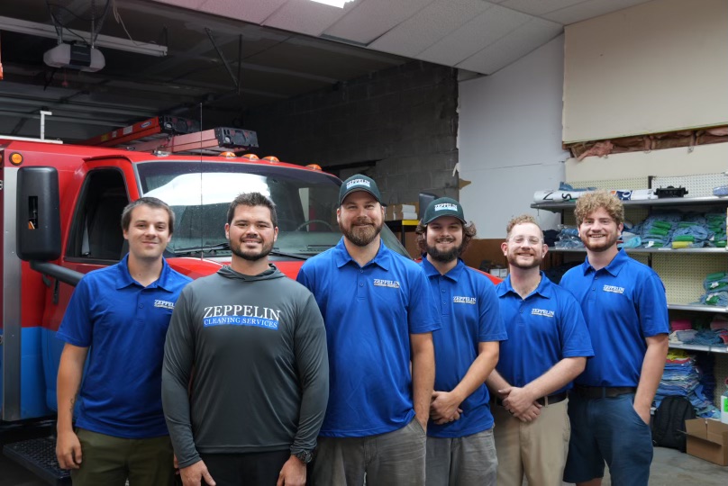 The Zepppelin water damage remediation team.