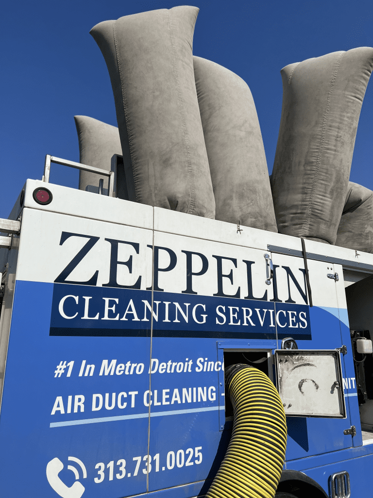 Zeppelin's Pringle air duct cleaning truck